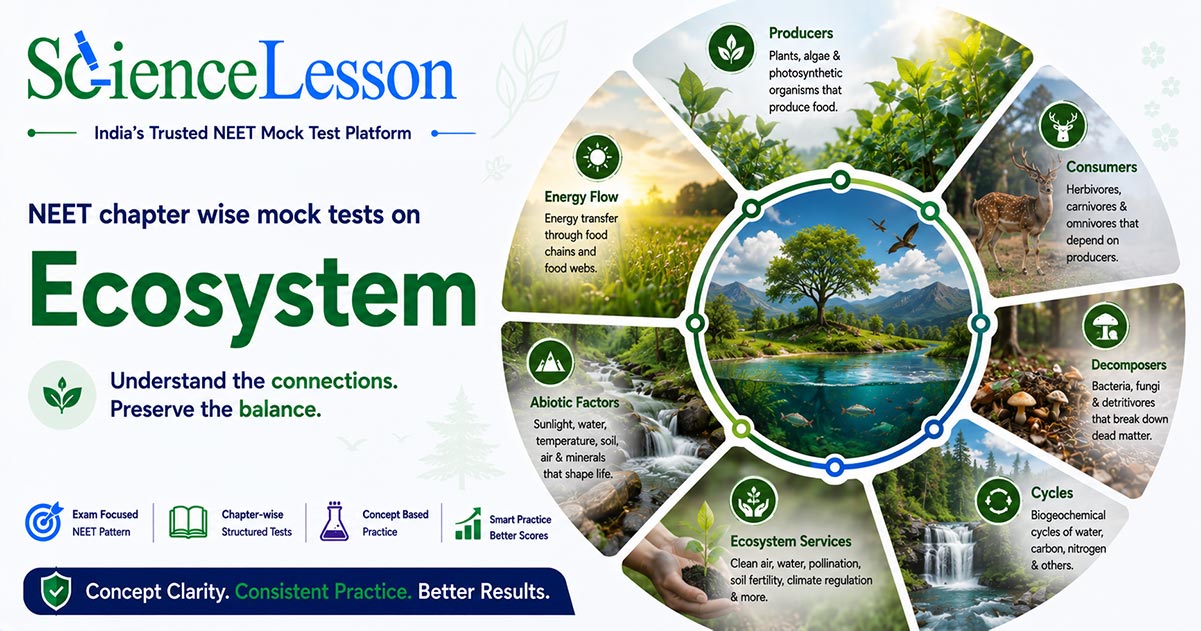 Free Chapter-Wise NEET Mock Tests: Ecosystem